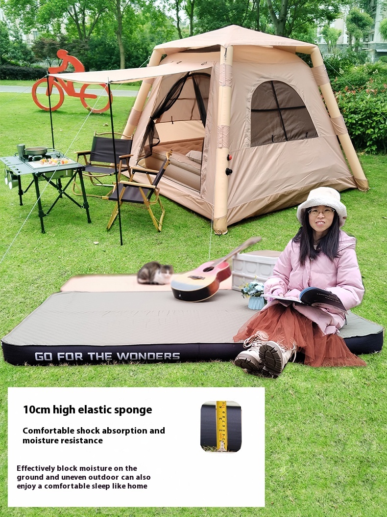 ロハスキャンピング 自動膨張式キャンプマットレス 10cm  - Outdoor Camping Rugs のレビューと価格