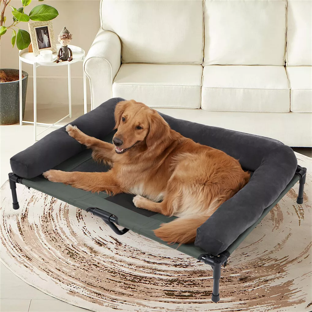 BINGOPAW屋外用犬用ベッド、高床式冷却ペット用ラウンジ - Bed Outdoor Camping のレビューと価格