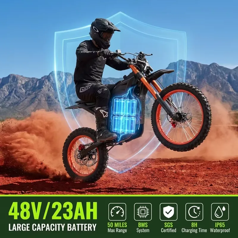 STROVAN キャンプ用電動オフロードバイク 2000W、 - Outdoor Camping Usa のレビューと価格