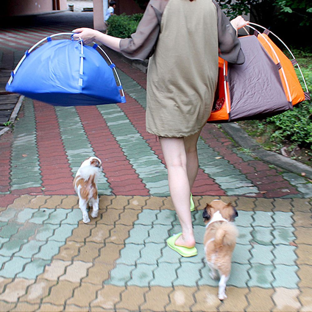 小型ペットや猫用の、持ち運び可能な犬用テントハウス。屋外での - Outdoor Camping Dog Bed のレビューと価格