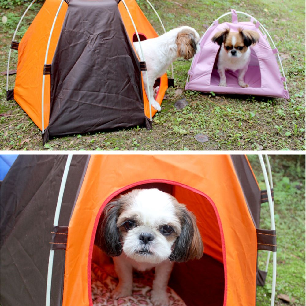 小型ペットや猫用の、持ち運び可能な犬用テントハウス。屋外での - Outdoor Camping Dog Bed のレビューと価格