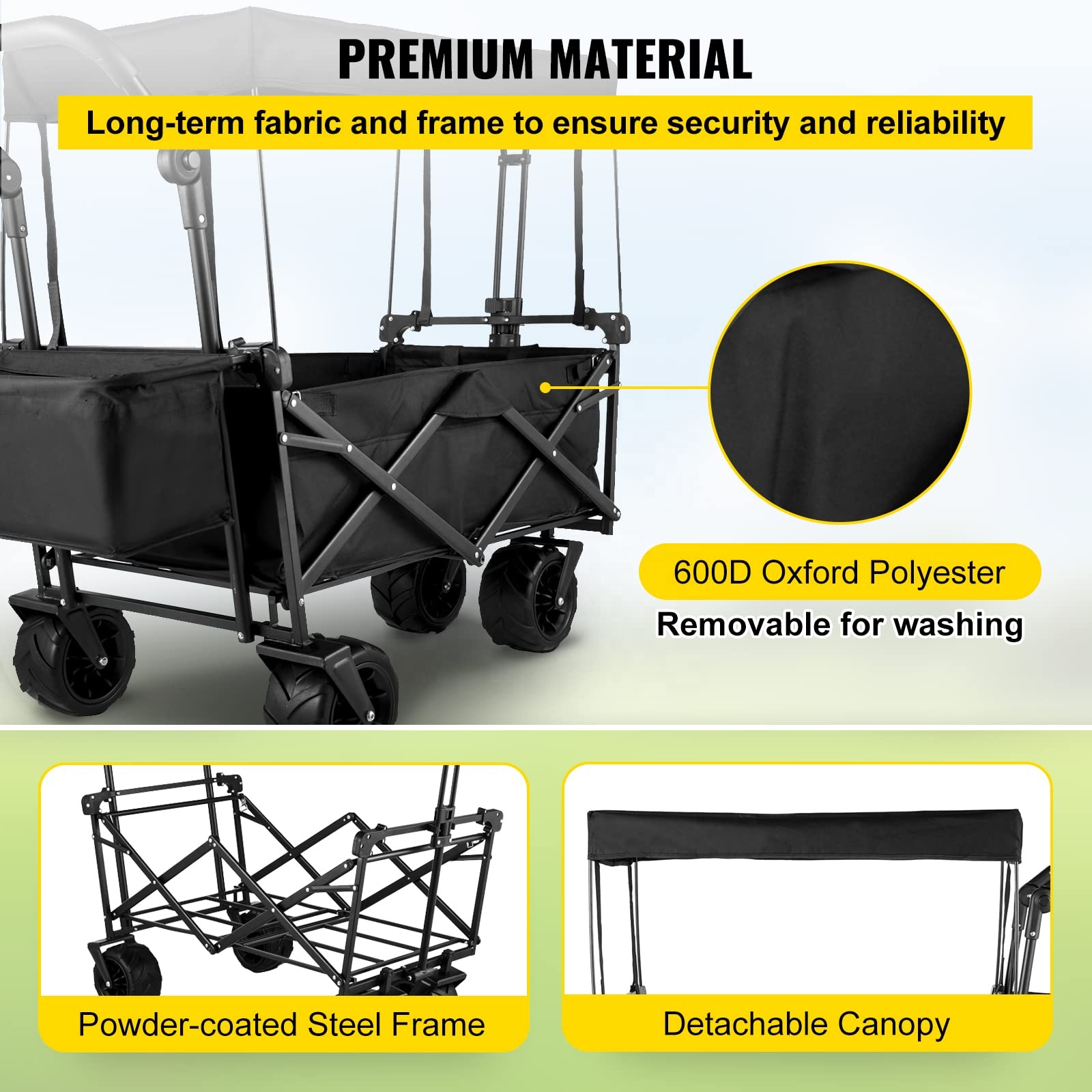屋外キャンプ用折りたたみ式ユーティリティカート、折りたたみ式 - Outdoor Camping Trolley のレビューと価格