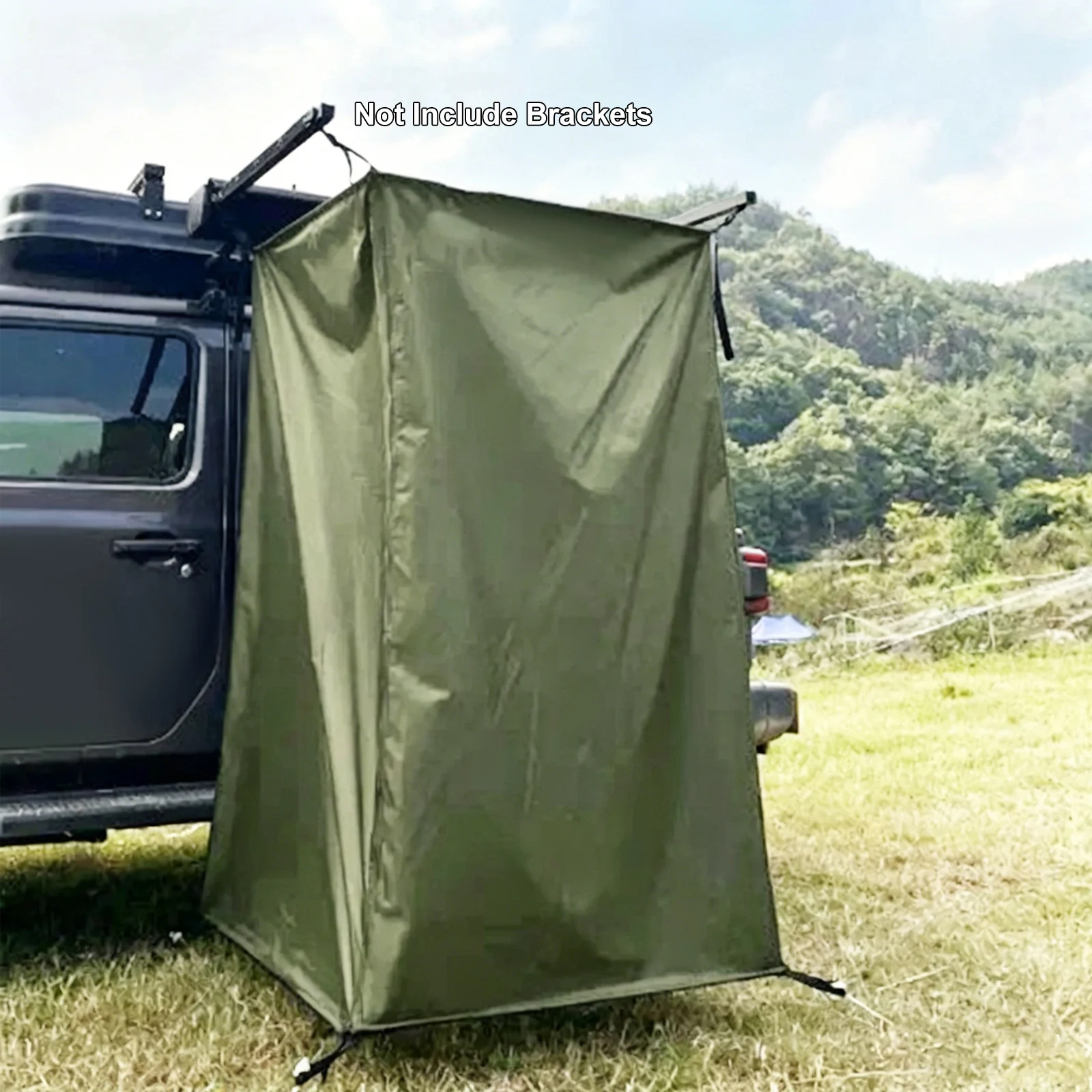100cm×180cmの車用サイドシャワーテント。自動車、R - Outdoor Camping Van Tent のレビューと価格