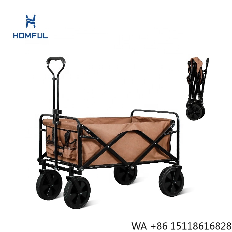 HOMFUL釣り用ボラーワゴン折りたたみ式キャンプトロリーワ - Outdoor Camping Trolley のレビューと価格