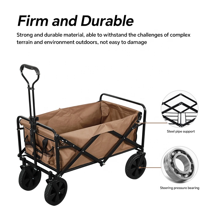 HOMFUL釣り用ボラーワゴン折りたたみ式キャンプトロリーワ - Outdoor Camping Trolley のレビューと価格